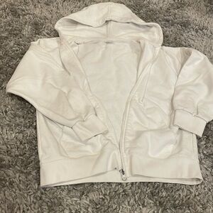 White Zara zip up